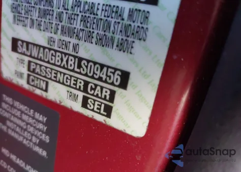 2011 Jaguar Xf Premium from USA, damaged, VIN SAJWA0GBXBLS09456